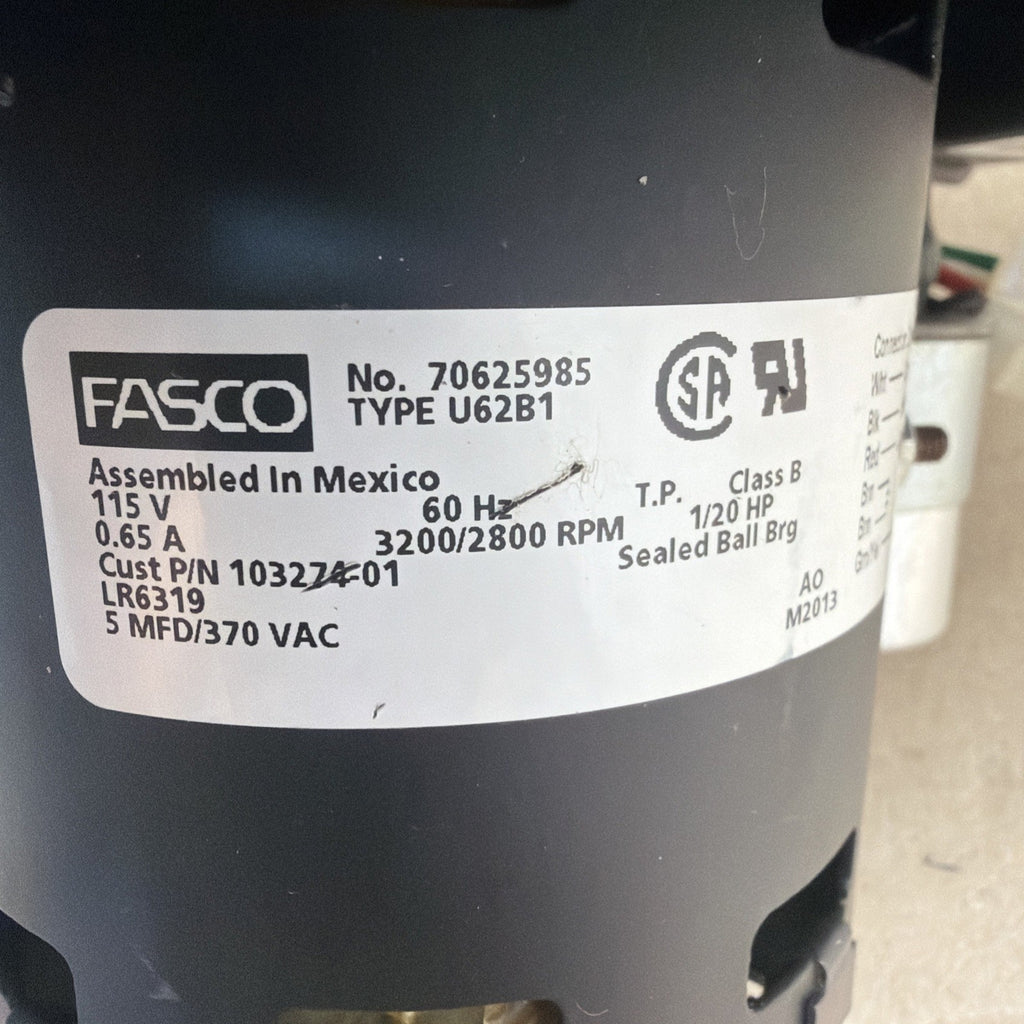 ✅ FASCO 70625985C Draft Inducer Blower Motor JK846290-36 103274-01 115V