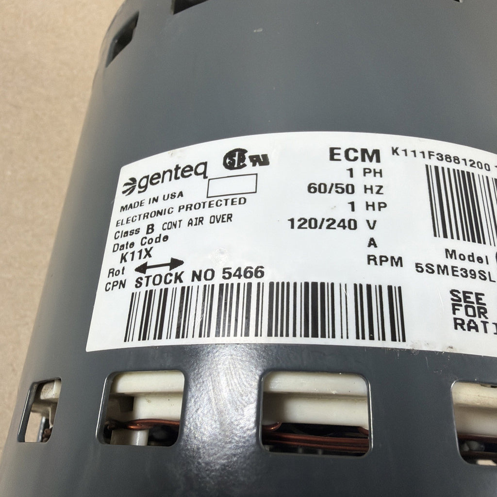 GE ECM2.3 CP04 5SME39SL0253 Blower Motor D341314P03 1HP 200/240V CCW
