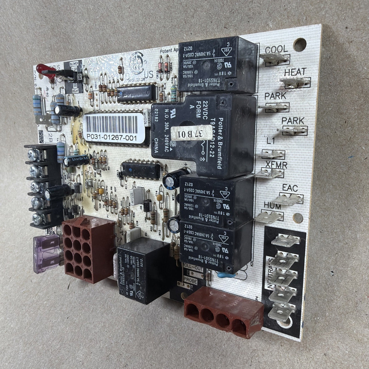 🔥 York Coleman P031-01267-001 Furnace Circuit Board SOURCE1 031-01267-001A (C64