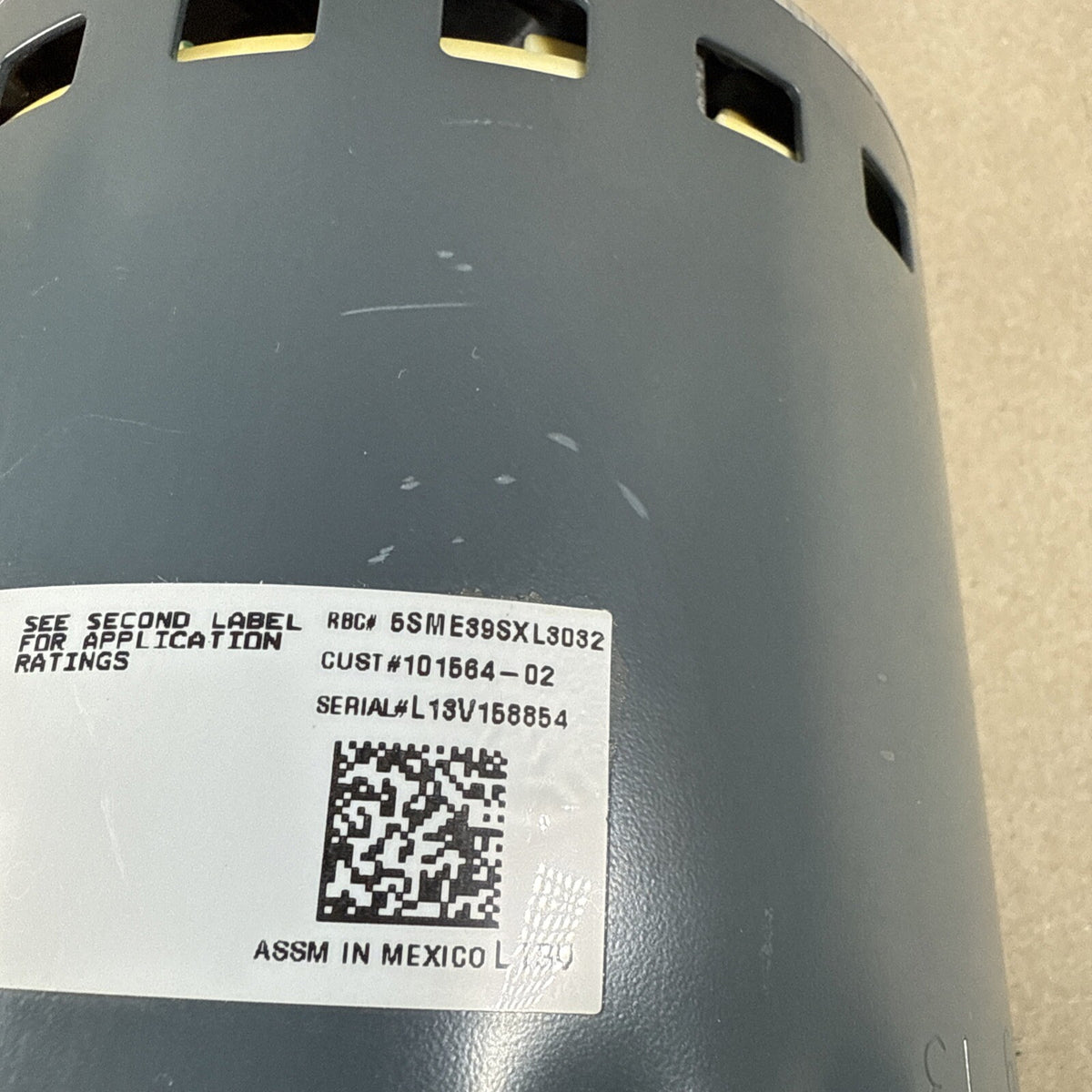 TESTED Genteq ECM 3.0 Blower Motor 5SME39SXL3032 1HP 101564-02 GC07 (MT2)