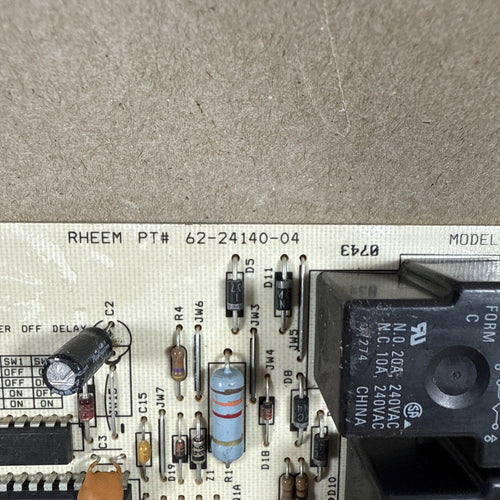1028-83-9284A   1028-928A.  62-24140-04 Rheem furnace OEM control Board