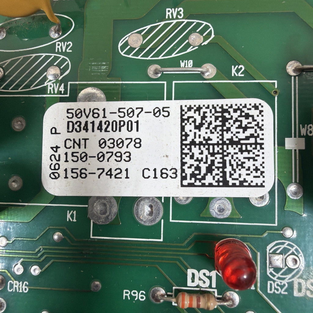 TESTED🔥 50V61-507-05 TRANE White Rodgers Furnace Control Board D341420P01