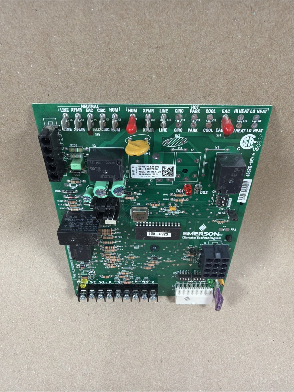 TESTED🔥 Goodman Janitrol Amana PCBBF106 Control Circuit Board 50V51-289-02