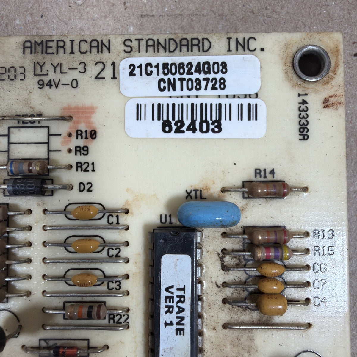 TESTED🔥 21C150624G08 Cnt08728 Defrost Board American Standard Trane