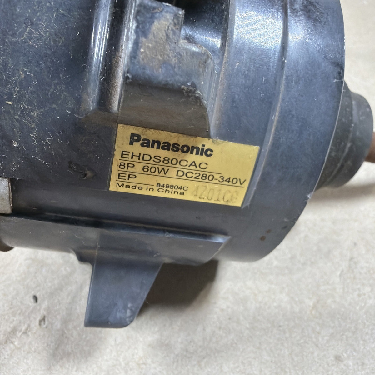 TESTED🔥🔥 Panasonic EHDS80CAC Blower MOTOR 60W DC280-340V.