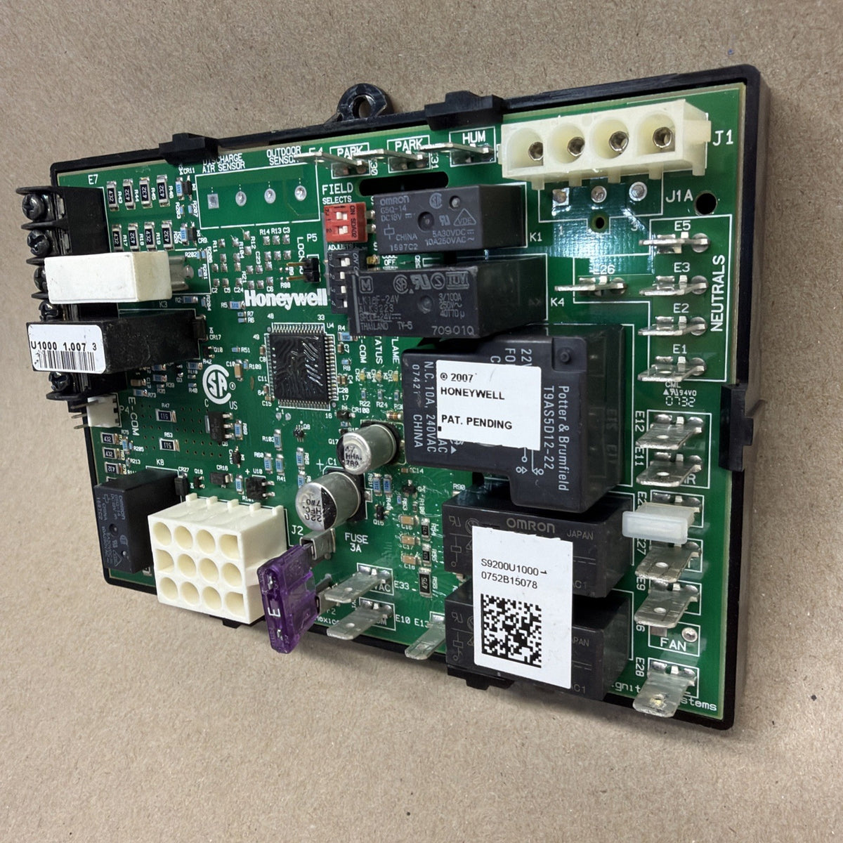 TESTED✅ Honeywell S9200U1000 Universal Furnace Control Hot Surface Ignition