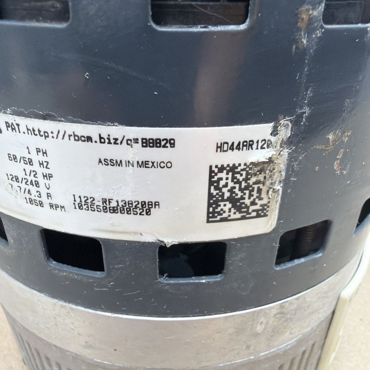 🔥 Genteq Eon 5SME39GLV5054 Programmable Motor 1/2hp 120/240V 995963  HD03 CCW