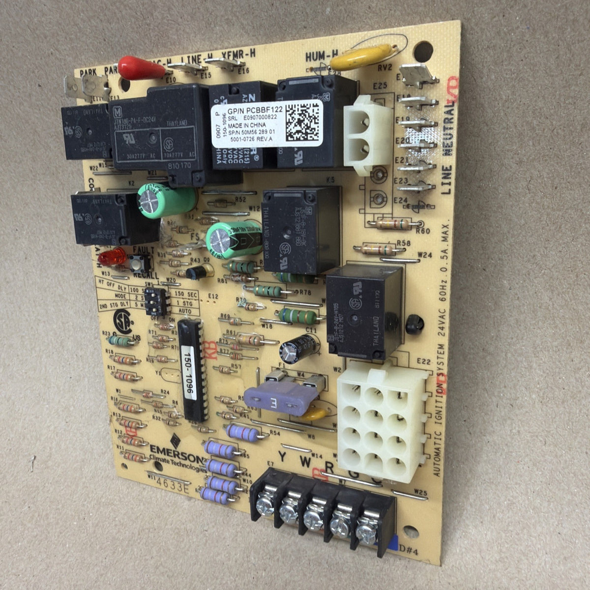 TESTED✅ Goodman PCBBF122 Gas Furnace Control Circuit Board 50M56-289-01