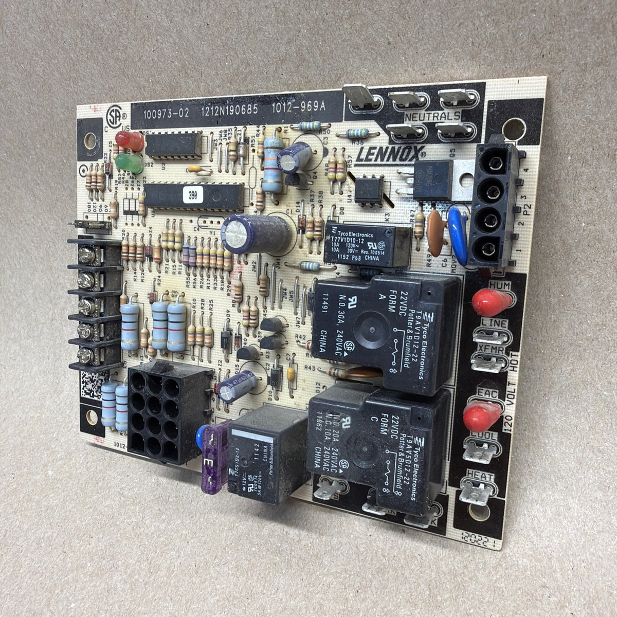 TESTED🔥 Lennox 1012-83-9694A 100973-02 Furnace Control Board 1012-969A