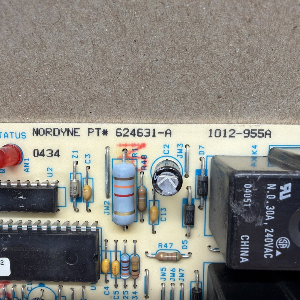 TESTED🔥 OEM Nordyne Kelvinator 624631-A Control Board 1012-955A 1012-83-9556A