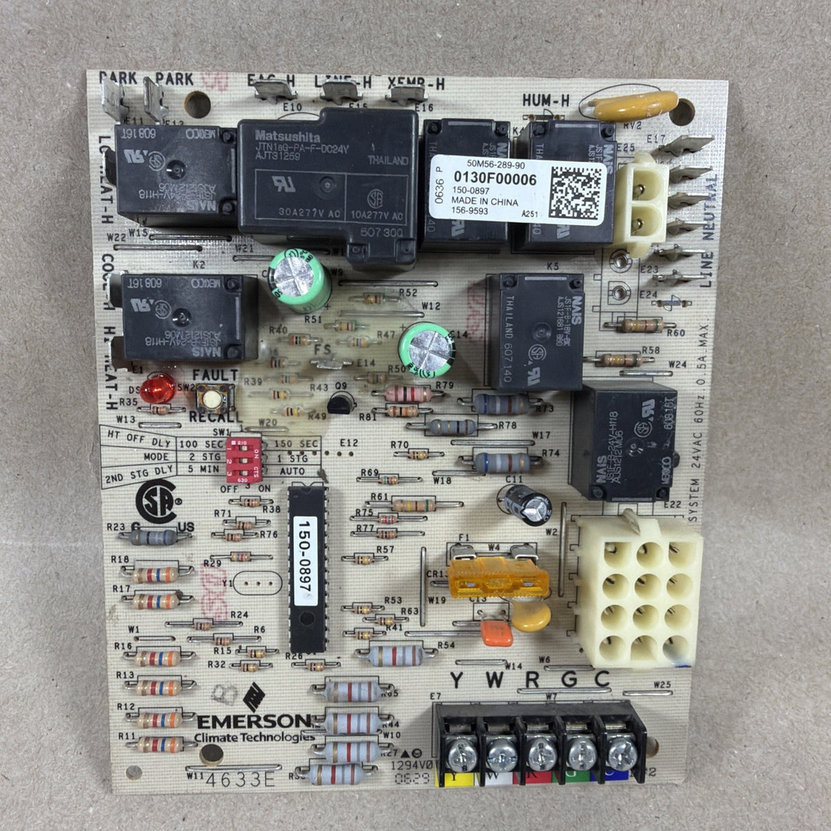 🔥🔥GOODMAN PCB00109 Furnace Control Circuit Board 50M56-289-90 EMERSON (X)