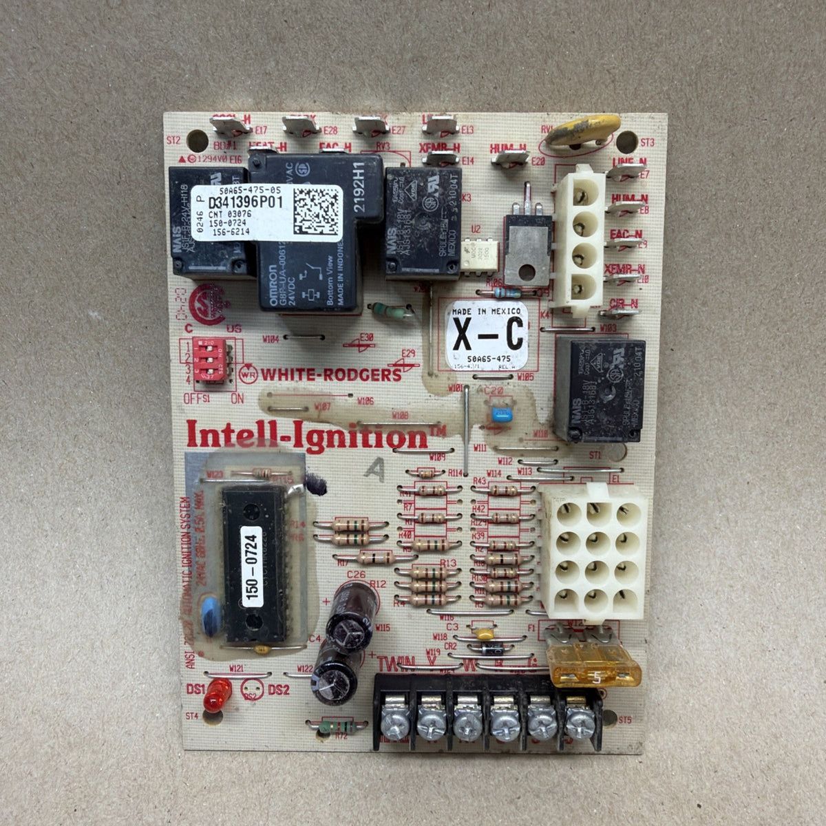 ✅ White Rodgers D341396P01 Furnace Control Circuit Board 50A65-475-05