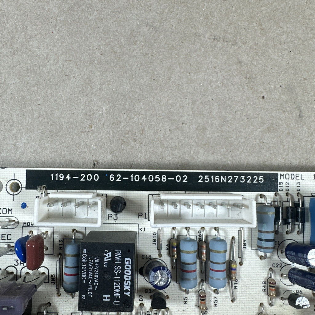 TESTED🔥 1194-83-2002A 1194-200 62-104058-02 Rheem furnace  control Board A165