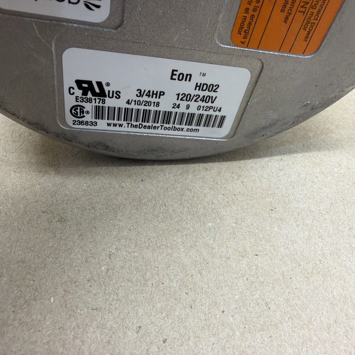 TESTED🔥 Genteq Eon HD02 Module 3/4HP 115V 5SEA39RLV5504 CCW MOT15033