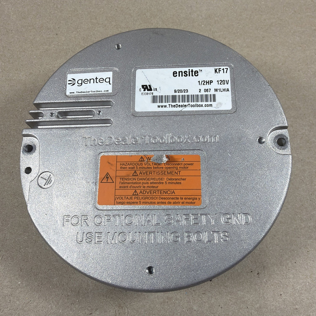TESTED🔥 Genteq Ensite KF17  Blower Motor 23C02 M1LHIA  120 V (B3)