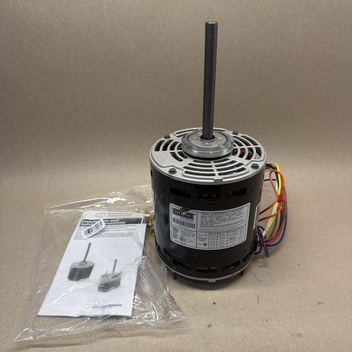 Totaline P257-E5470 Multi HP Direct Drive Replacement Blower Motor 3/4-1/5 HP