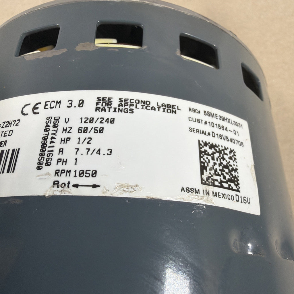 🔥 Genteq 5SME39HXL3031 ECM 3.0 Blower Motor 1/2HP 120/240V  101564-01 GC08