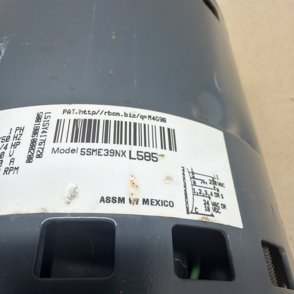TESTED✅  Genteq Motor X13 3/4 HP  230V  5SME39NXL585 HD46AR273 FM18