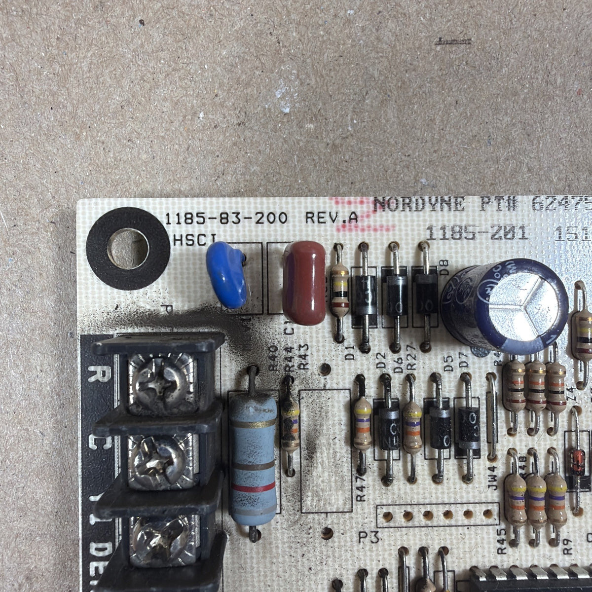 TESTED🔥 Nordyne 1185-83-200 Furnace Control Board 1185-201.  624756.