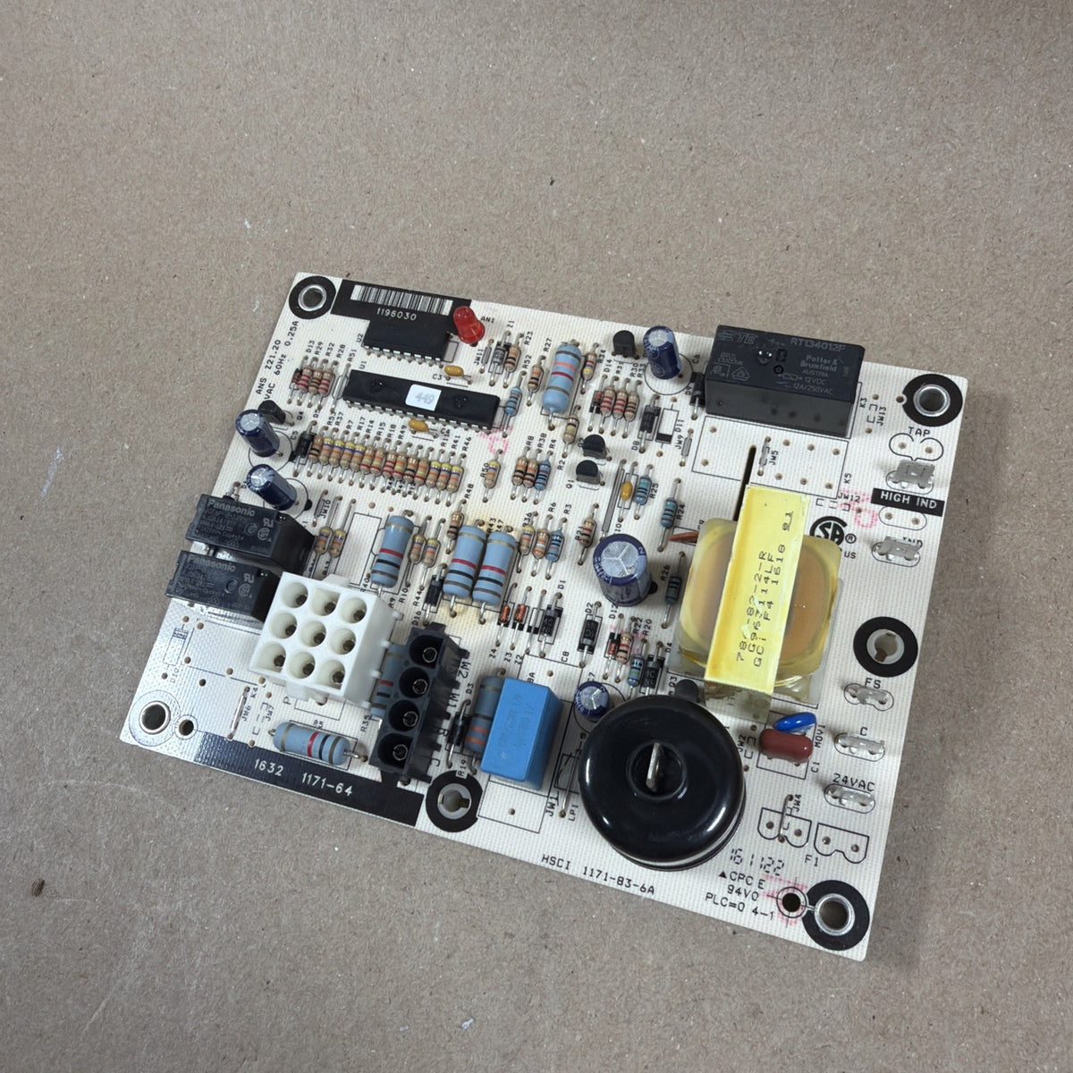 TESTED🔥.  1171-64  York Furnace Control Circuit Board 1171-83-6A