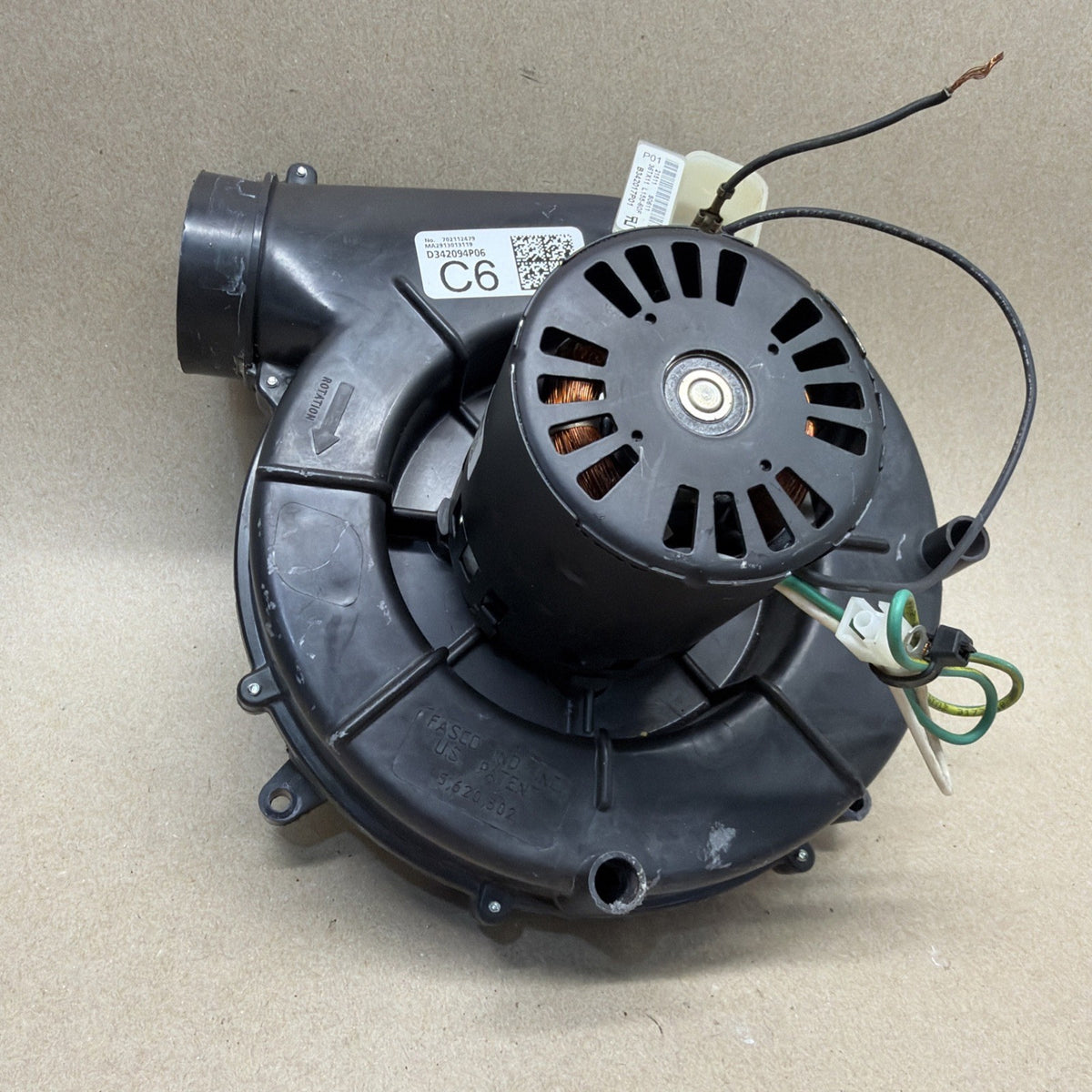 TESTED✅ Fasco 702112479 Furnace Inducer Motor D342094P06 115V 3200 RPM