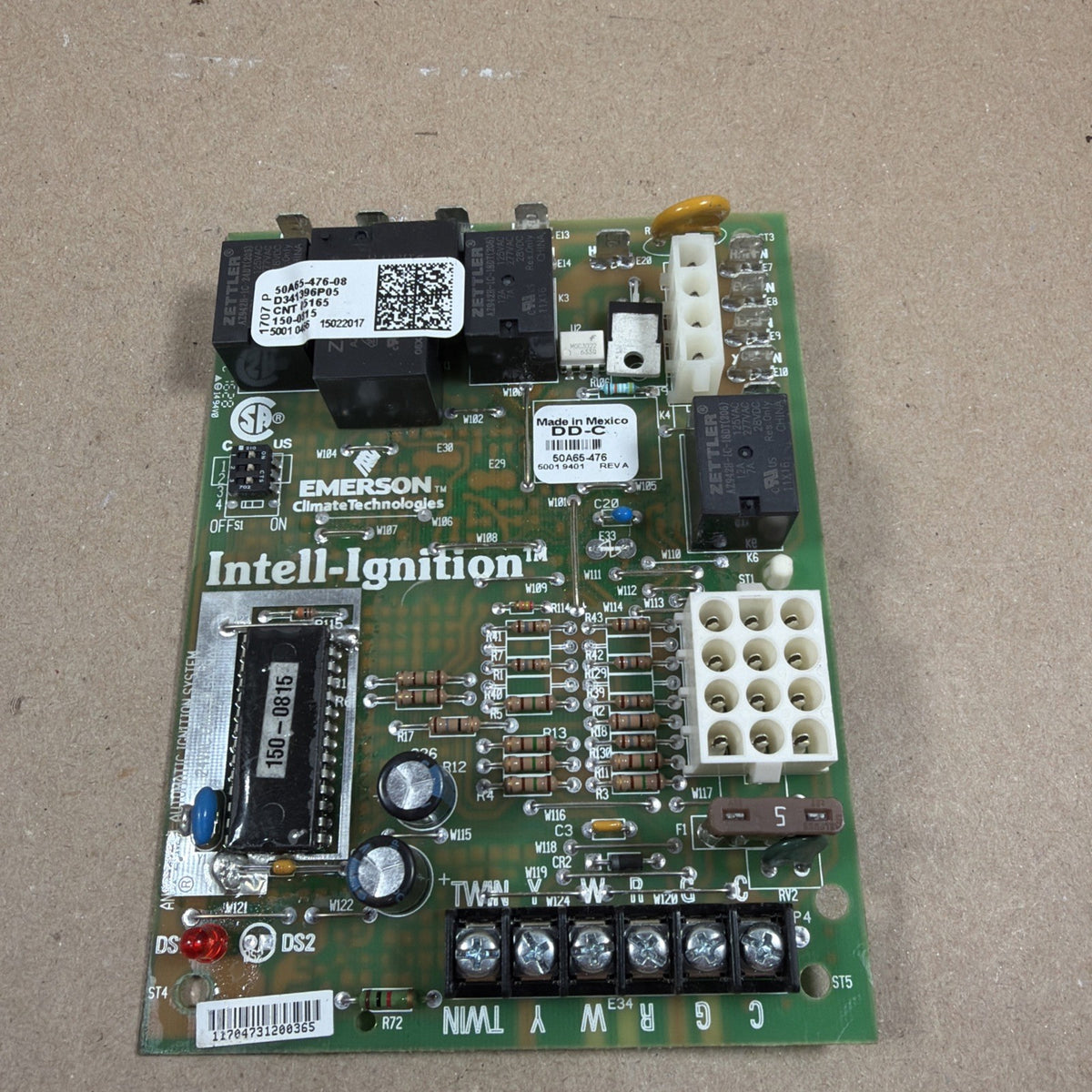 TESTED🔥 50A65-476  Furnace control board D341396P03 CNT03798