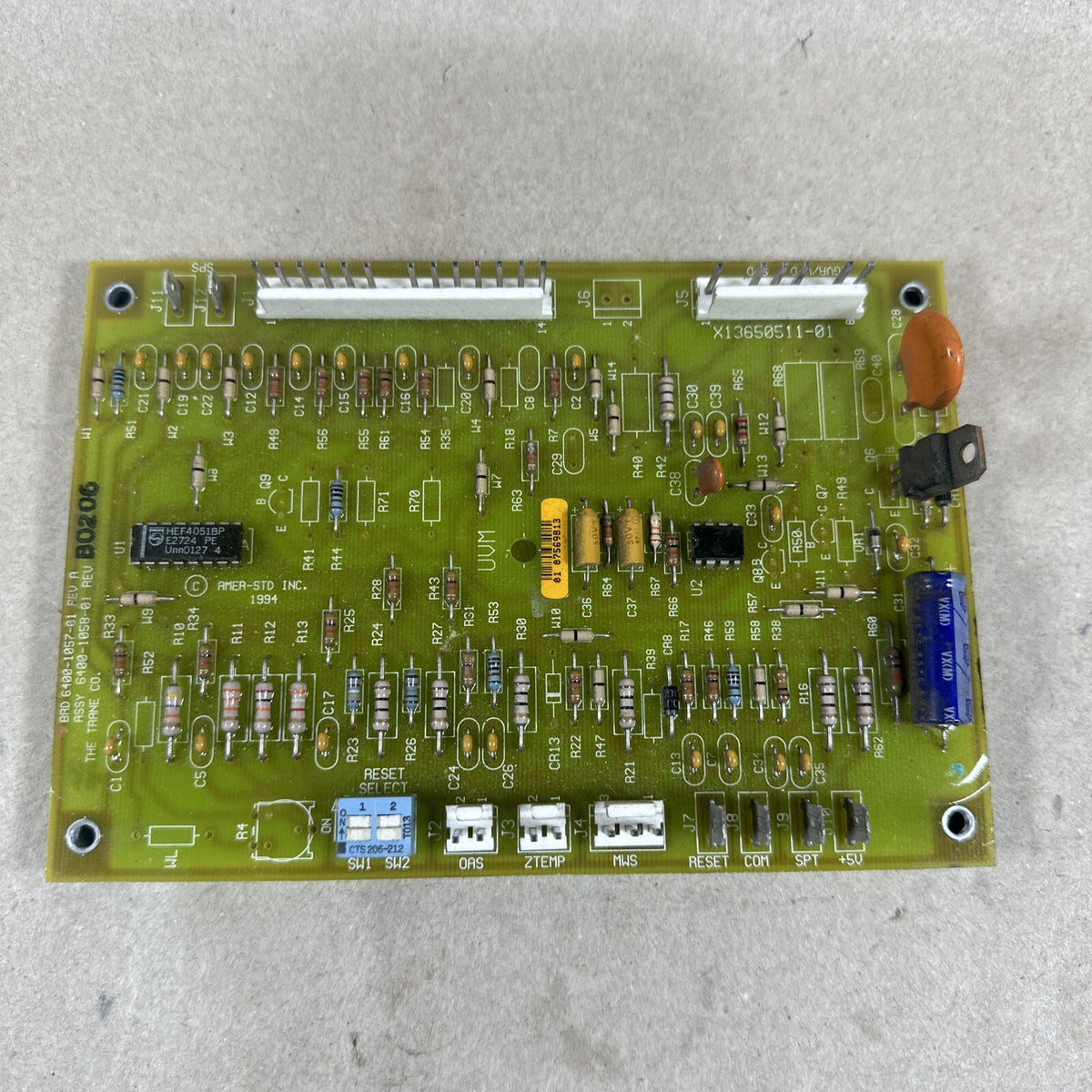 TESTED🔥 TRANE FURNACE CONTROL CIRCUIT BOARD 6400-1057-01 REV A. (A5)
