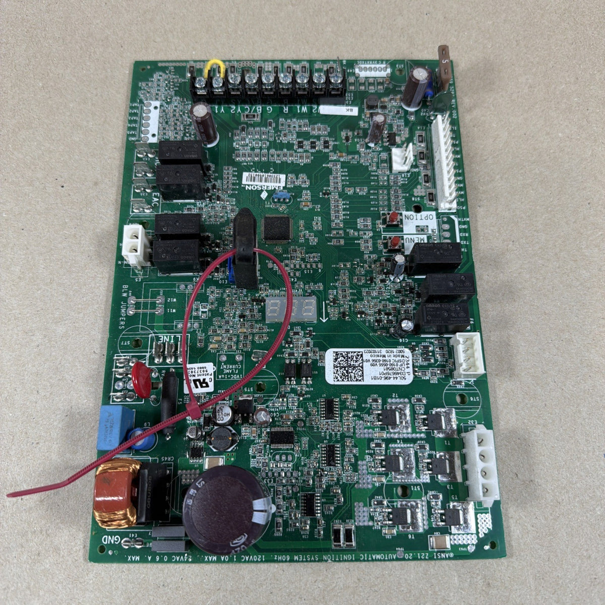 TESTED🔥 Emerson 50L44-496-01B1 Circuit Control Board D346676P01 CNT08581 F33