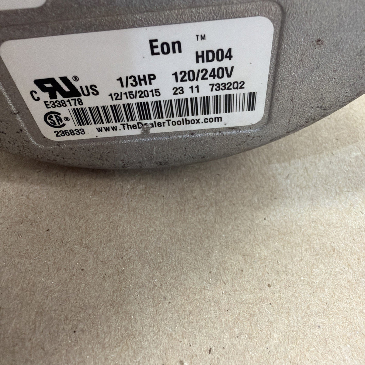 🔥 Genteq Eon 5SAB39DLV5477 Programmable Motor 1/3hp 208/230V  D344733P18 HD04