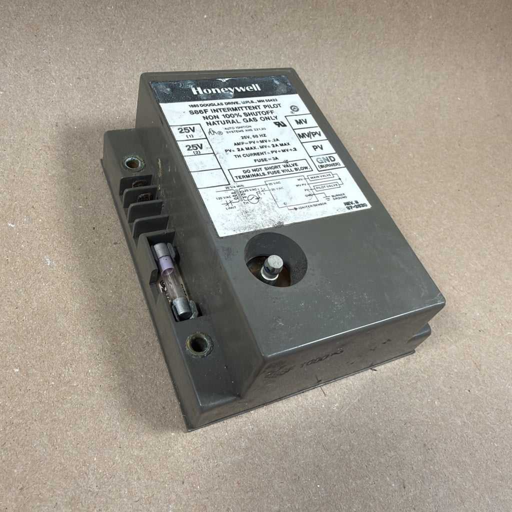 🔥🔥 Honeywell S86F Intermittent Pilot Control Non 100% Shutoff Nat. Gas 25V