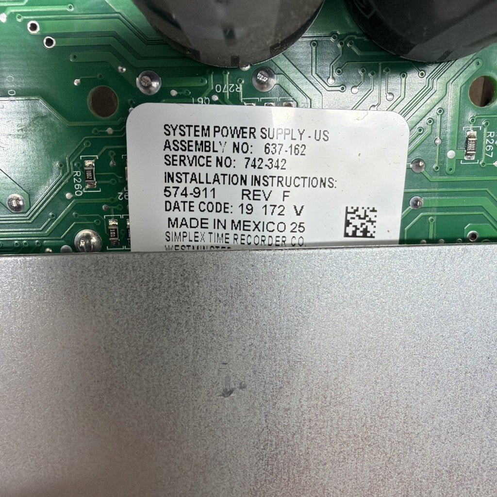 ✅. Simplex 566-071 4100-5111 4100U/ES System Power Supply  Board 637-162 742-342