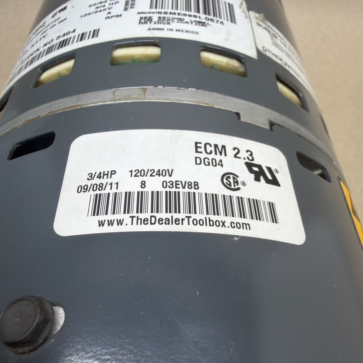 ✅ Trane 5SME39SL0674 3/4HP ECM 2.3 DG04 Genteq Blower Motor CCW 120/240V