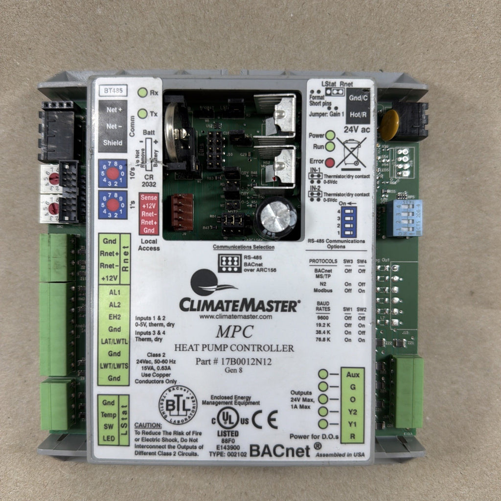 TESTED🔥🔥. CLIMATEMASTER 17B0012N12 / 17B0012N12 Heatpump Controller (C18)