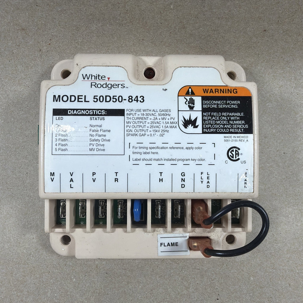 🔥 White Rodgers 50D50-843 Intermittent Pilot Spark Ignition Module Chip B (SP2