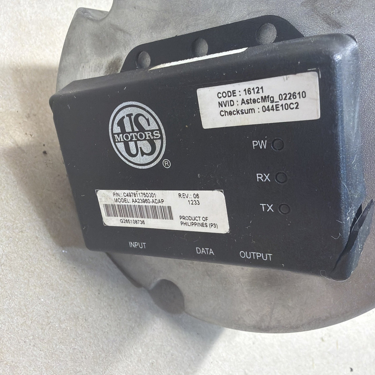 ✅ US Motors PerfectSpeed M055PWCTF-0291 ECM Blower Motor 1HP 120/240V 102468-03