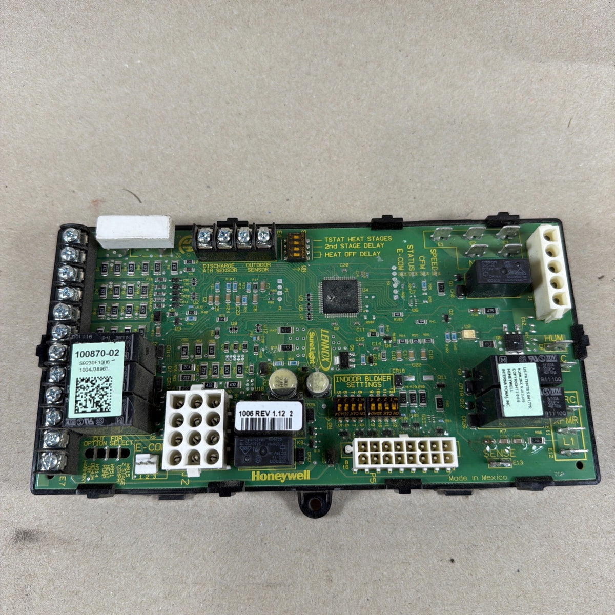 🔥🔥 LENNOX 100870-02 Furnace Control Board Honeywell S9230F1006 SureLight