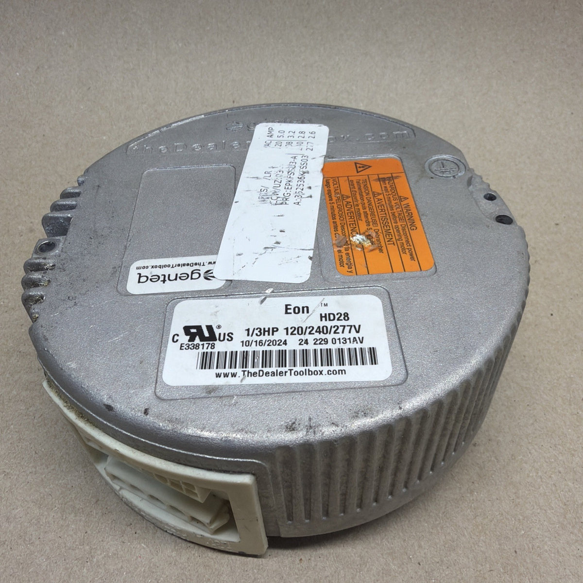 TESTED✅ Genteq EON Motor  Module  120/240/277V CCW. HD28 1/3HP  10/16/2024