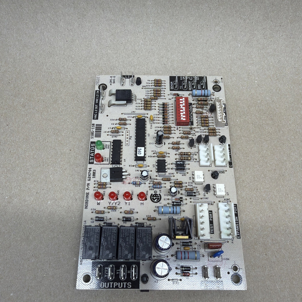 TESTED✅ Lennox 1185-83-1001A Furnace Control Board 1185-110 624744