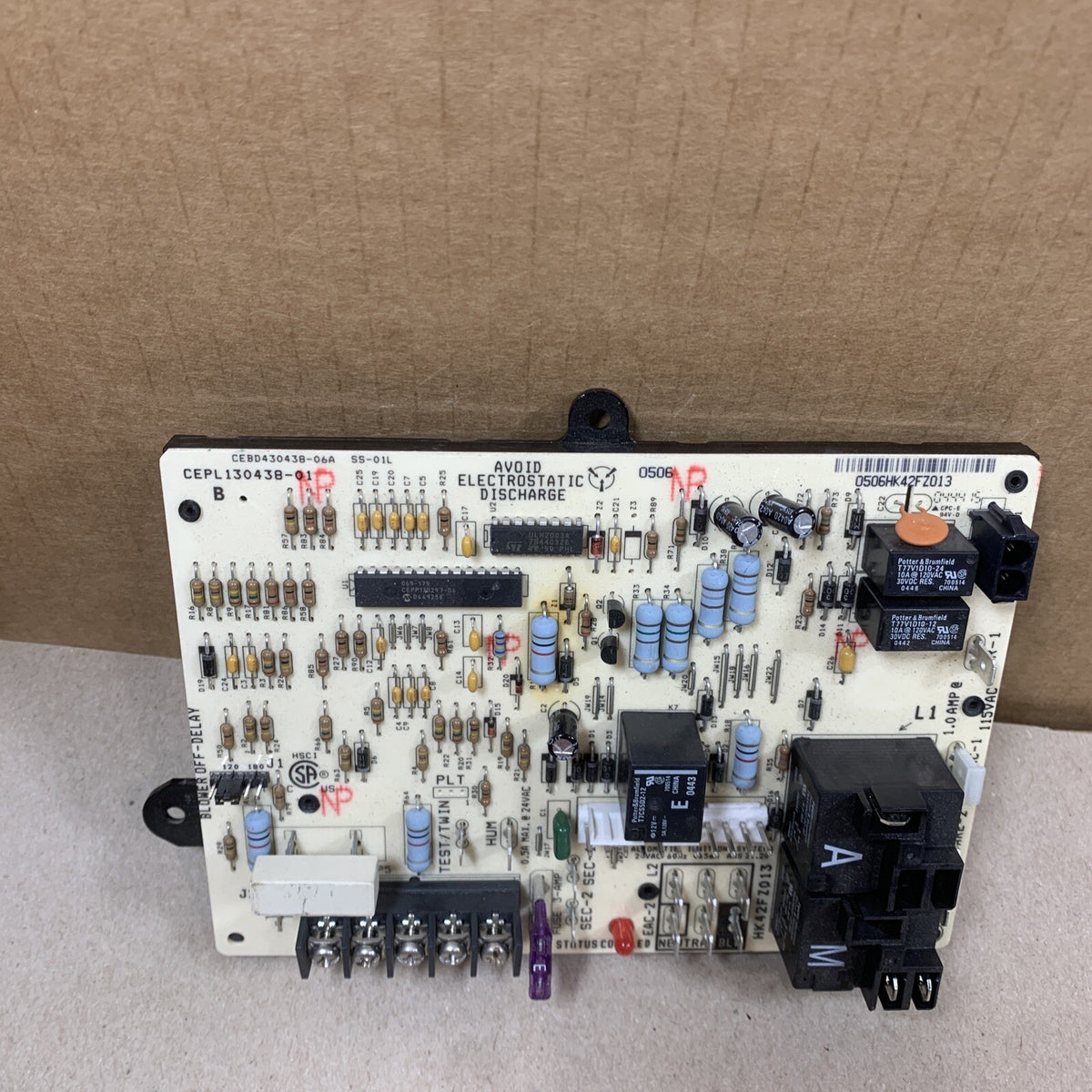 ✅ Carrier Bryant CEPL130438-01 Control Circuit HK42FZ013 CEBD430438-08A