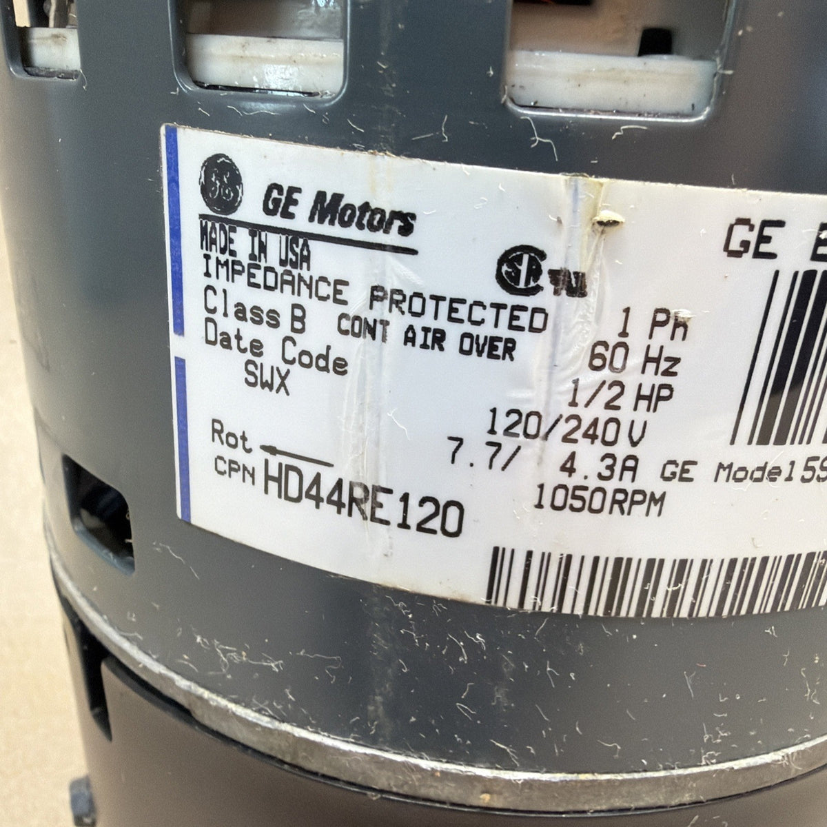 ✅ GE ECM Motors 5SME39HL0240 ECM Blower Motor HD44RE120  EH01   1/2HP  ECM 2.5