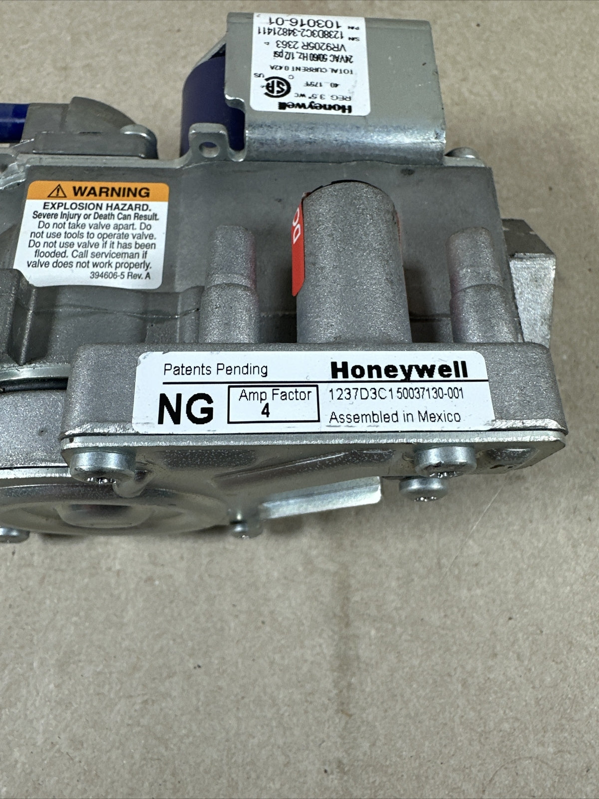 🔥🔥 HONEYWELL VR9205R2363 Modulating Gas Valve LENNOX 103016-01 72W34