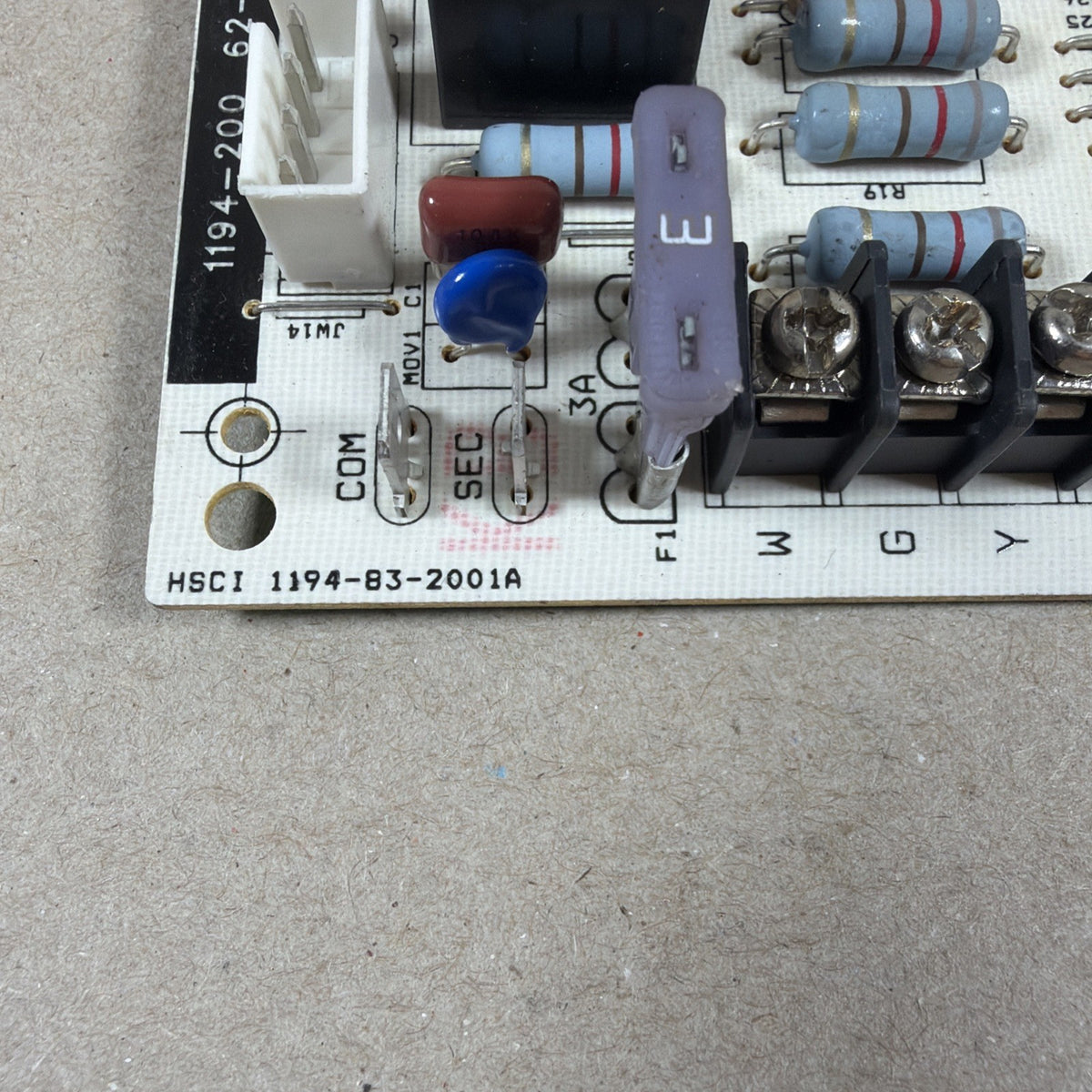 🔥🔥 Furnace Control Circuit Board 62-104058-02   1194-83-2001A  RHEEM (G23)