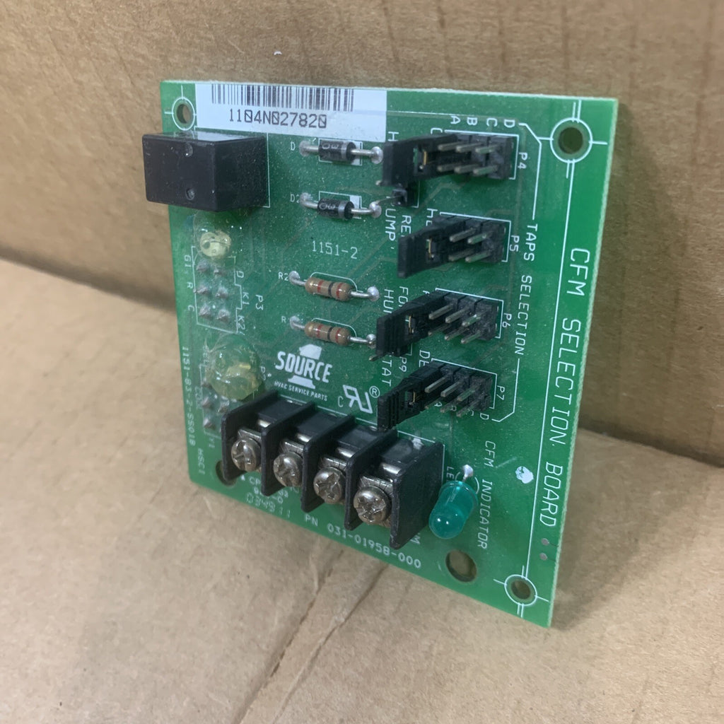 TESTED!!  SOURCE 1 Circuit Board 031-01958-000 CFM SELECTION BOARD