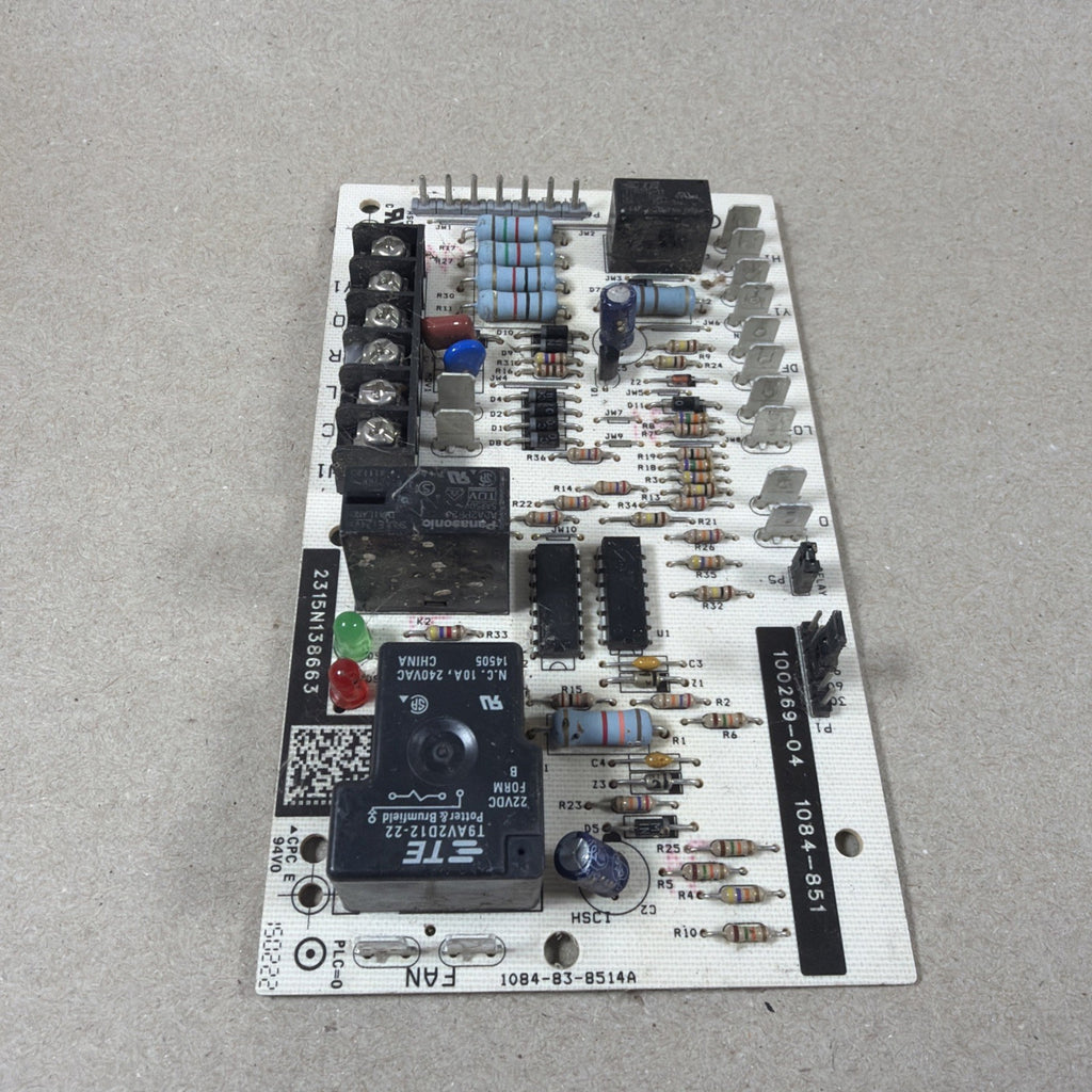 TESTED🔥🔥 Carrier Bryant York 1084-83-8514A  100269-04 851 Control Board (N65)