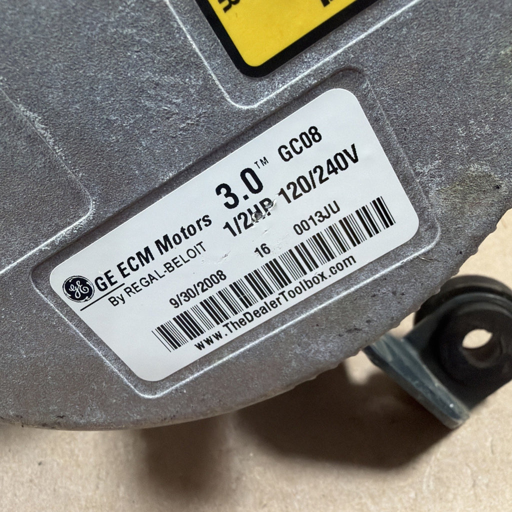 ✅ GENTEQ ECM 3.0 HD44SE122 Blower Motor 5SME39HXL3020 1/2HP GC08