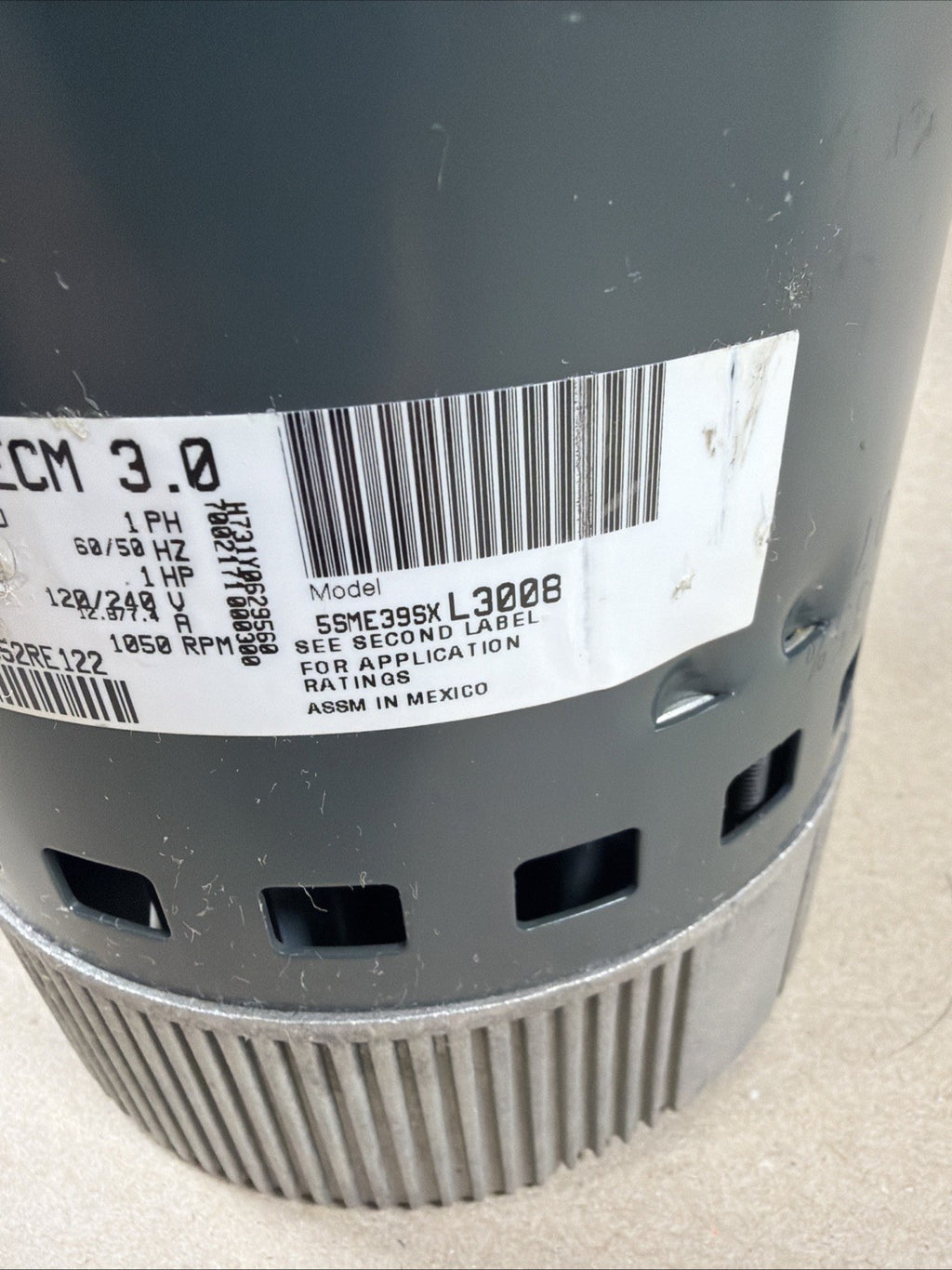 TESTED🔥 Genteq ECM 3.0 HD52RE122 Blower Motor 5SME39SXL3008 GC01  1HP (V13)