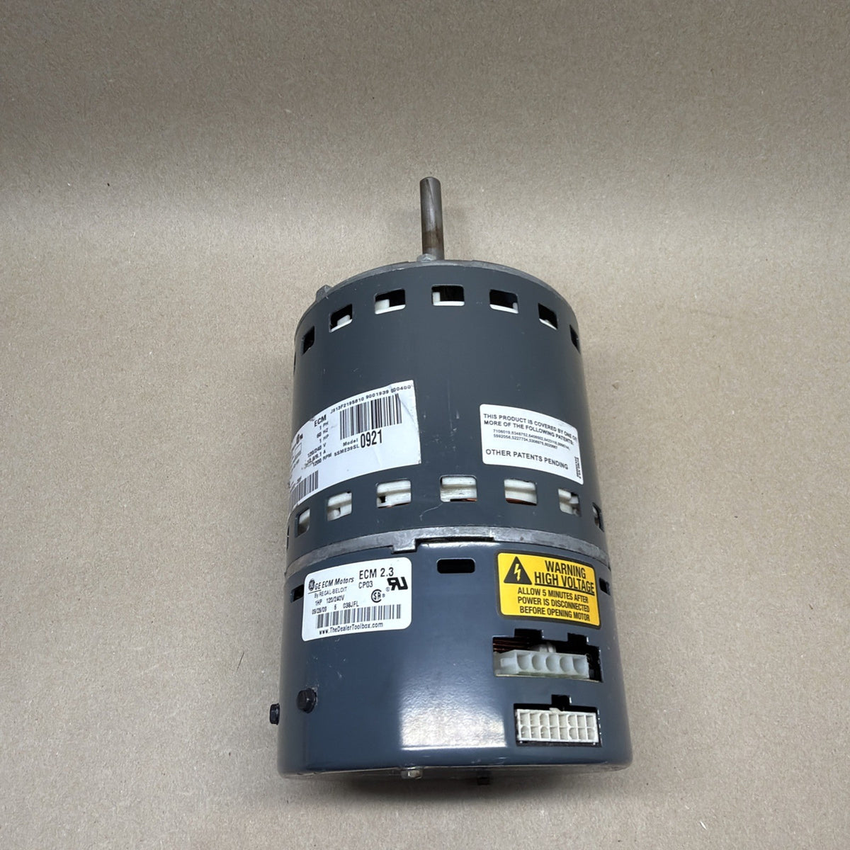 TESTED✅ GE 5SME39SL0921 Blower Motor 1HP.  120/240V ECM L06K003-20E. CP03