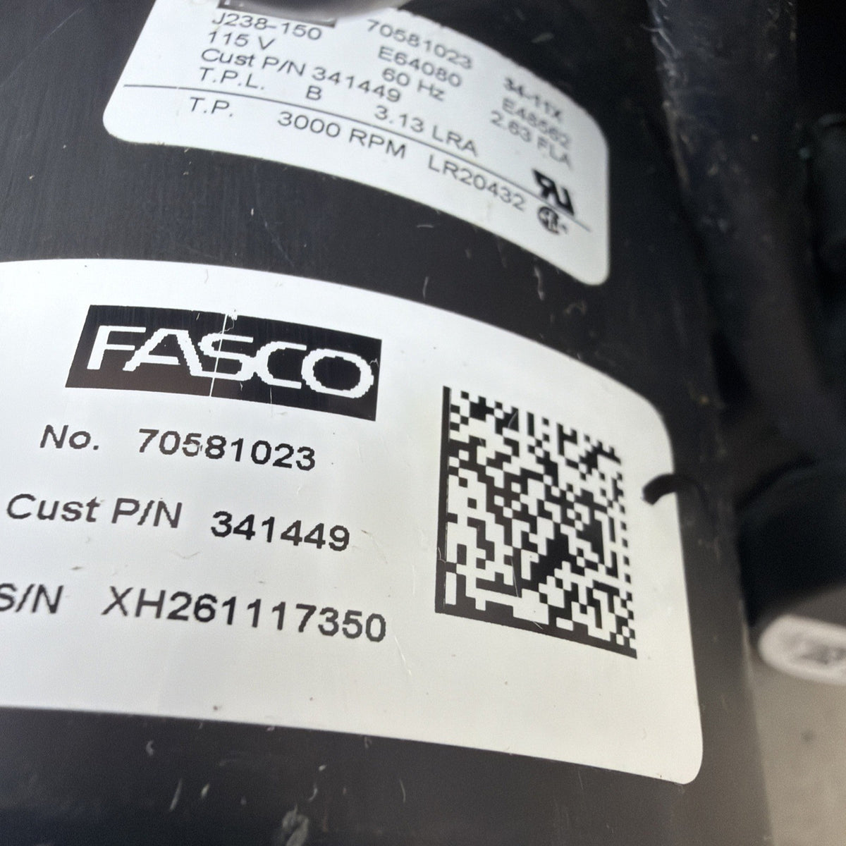 ✅ Fasco 70581023 York Furnace Draft Inducer 341449 115V 70581023J