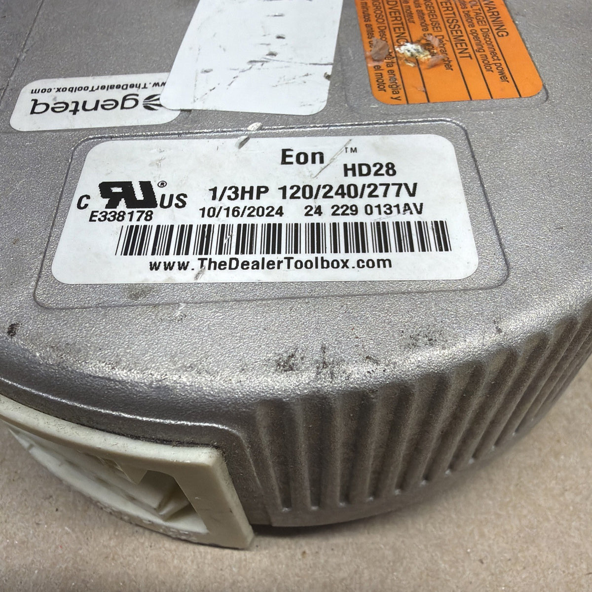TESTED✅ Genteq EON Motor  Module  120/240/277V CCW. HD28 1/3HP  10/16/2024