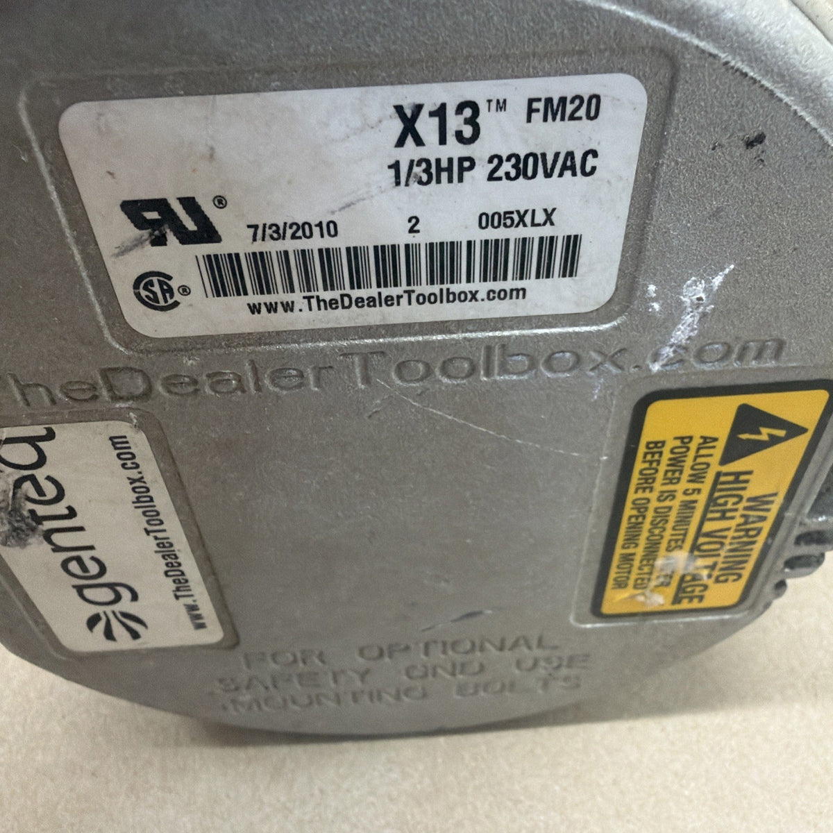TESTED🔥 GENTEQ X13 ECM BLOWER MOTOR 5SME39DXL161 1/3HP 430482 FM20 X13